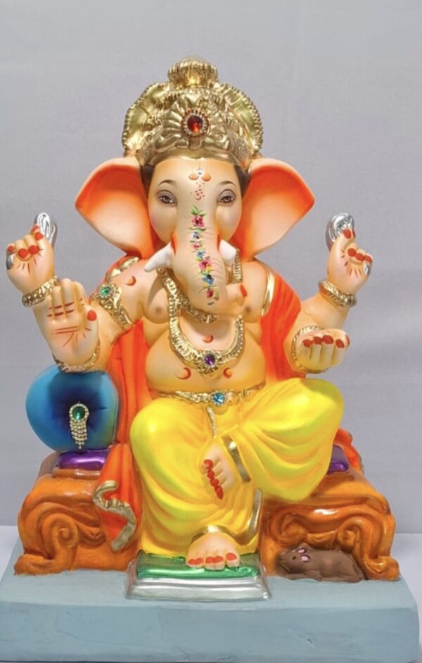 Single load Varadhasta Ganesh-Yellow(D2-3)