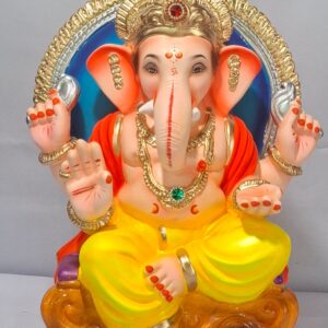 Varadhasta Ganesh with Prabhaval-Yellow(D2-32)