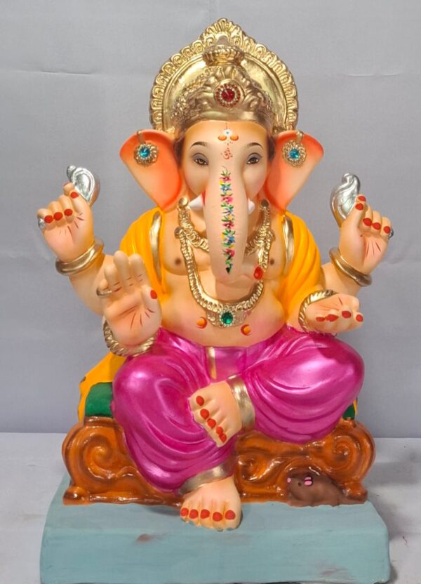 Varadhasta Ganesh-Metallic Pink(D2-34)