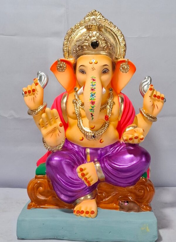 Varadhasta Ganesh-Metallic Violet(D2-47)