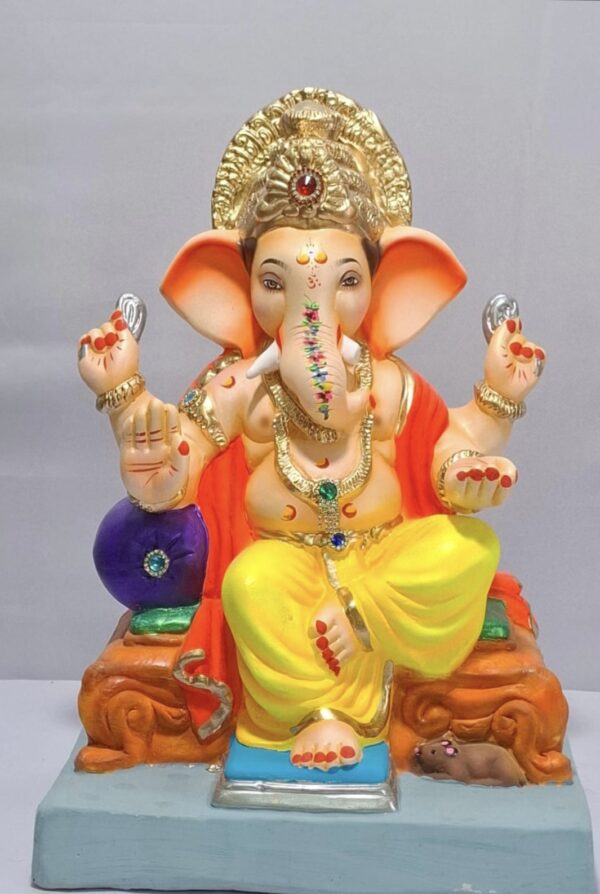 Single load Varadhasta Ganesh-Yellow(D2-5)