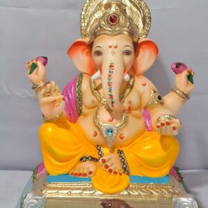Titwala Ganesh Rectangular Gadi-Yellow(D2-54)