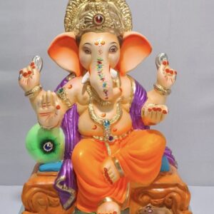 Single load Varadhasta Ganesh-Orange(D2-6)