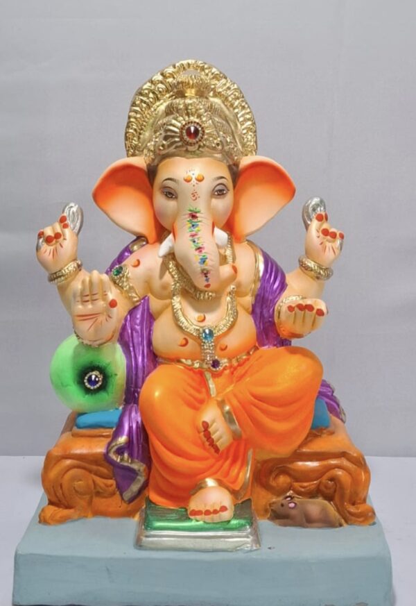 Single load Varadhasta Ganesh-Orange(D2-6)