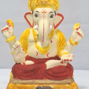 Padmasan Ganesh-Orange(MM-10)