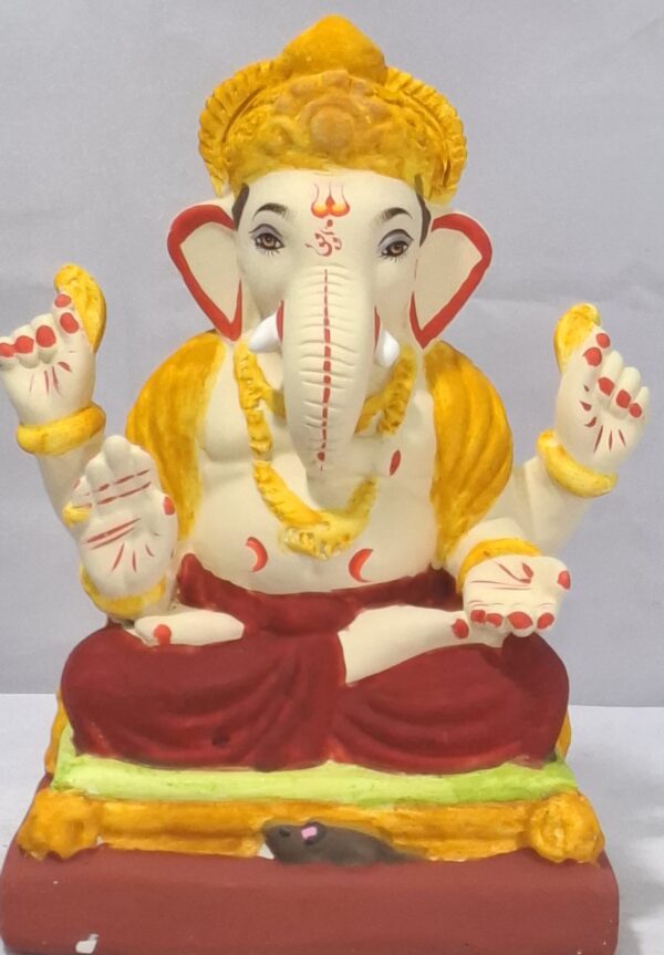 Padmasan Ganesh-Red(MM-7)
