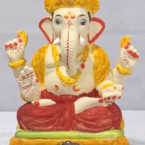 Padmasan Ganesh-Orange(MM-8)
