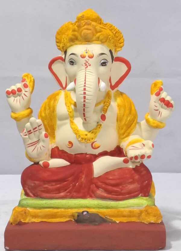 Padmasan Ganesh-Orange(MM-8)