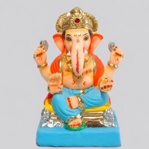 Varadhasta Ganesh(Sky Blue)-A2-32