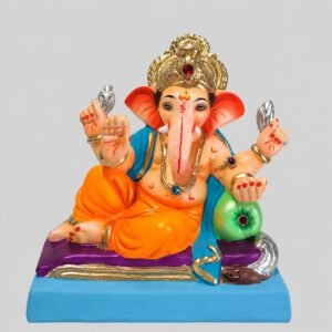Peshave Pose Ganesh Single Load(Orange)-A3-023