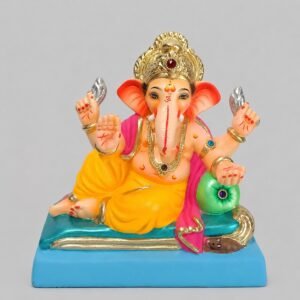 Peshave Pose Ganesh Single Load(Mango Yellow)-A3-026
