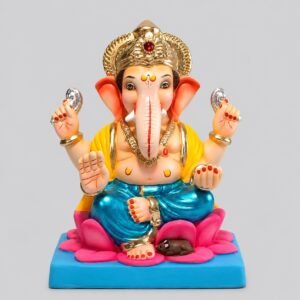 Varadhasta Kamal Ganesh(Metallic Firozi)-A3-039