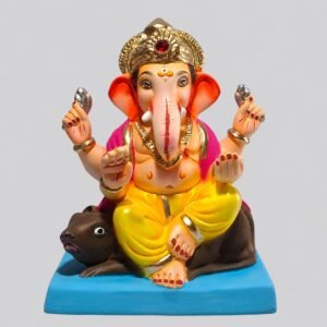 Mushak Vahan Ganesh (Lemon Yellow)-A3-045