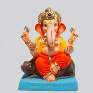Mushak Vahan Ganesh (Coral Red)-A3-050