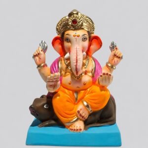 Mushak Vahan Ganesh (Orange)-A3-052
