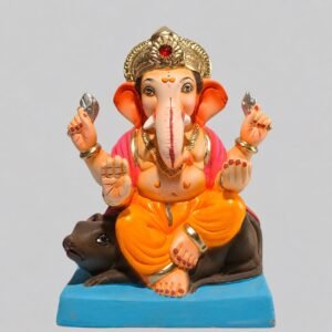Mushak Vahan Ganesh (Orange)-A3-053
