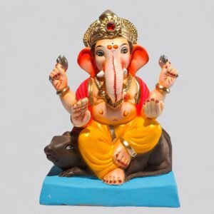 Mushak Vahan Ganesh (Mango Yelllow)-A3-054