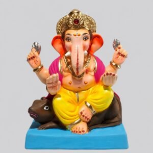 Mushak Vahan Ganesh (Lemon Yellow)-A3-055