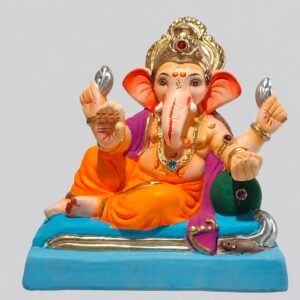 Peshave Pose Ganesh Single Load(Orange)-A3-061