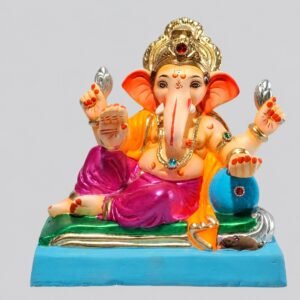 Peshave Pose Ganesh Single Load(Metallic Pink)-A3-063