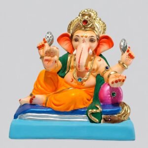 Peshave Pose Ganesh Single Load(Orange)-A3-064