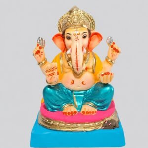 Gol Gadi Titwala Ganesh(Metallic Firozi)-A3-067