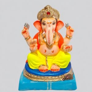 Gol Gadi Titwala Ganesh(Lemon Yellow)-A3-069