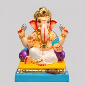 Double Load Chaurang Ganesh(White)-B1-102