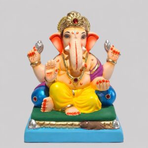 Double Load Chaurang Ganesh(Lemon Yellow)-B1-104