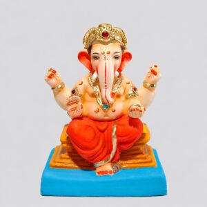 Varadhasta Ganesh(Coral Red)-B1-124