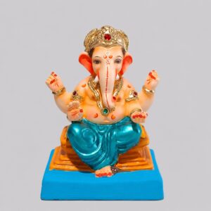 Varadhasta Ganesh(Metallic Firozi)-B1-125