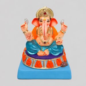 Ashtavinayak Titwala Ganesh(Metallic Firozi)-B1-61