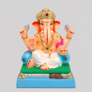 Double Load Chaurang Ganesh(White)-B1-63