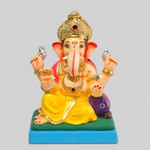 Peshve Pose Ganesh(Lemon Yellow)-B1-86