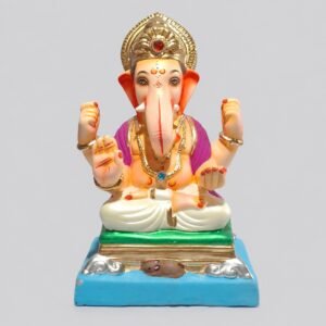 Padmasan Ganesh(White)-B2-003