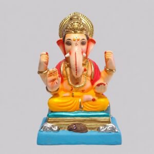 Padmasan Ganesh(Mango Yellow)-B2-004