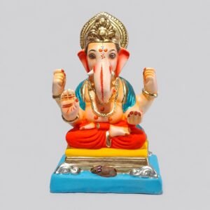 Padmasan Ganesh(Coral Red)-B2-006