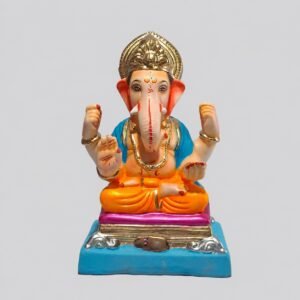 Padmasan Ganesh(Orange)-B2-007