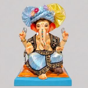 Shlok Ganesh(rainbow blue)-Art-015