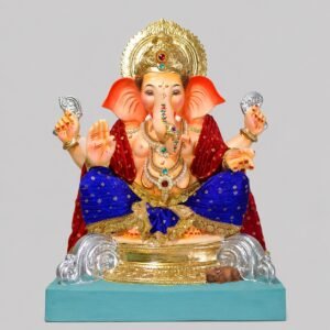 Titwala Ganesh(blue dhoti,red shawal)-Art-036