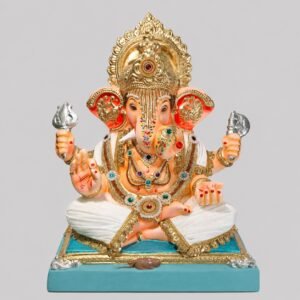 Dagadusheth Halwai(white dhoti,white shela)-Art-049