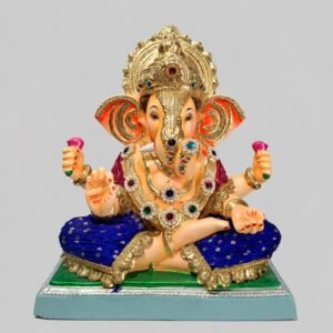 Dagdusheth Halwai(blue dhoti,majenta shela)-Art-057