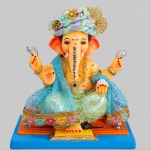 Shlok Ganesh(rainbow blue)-Art-008