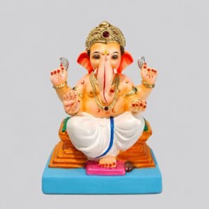Varadhasta Chaurang Ganesh(White)-C1-012