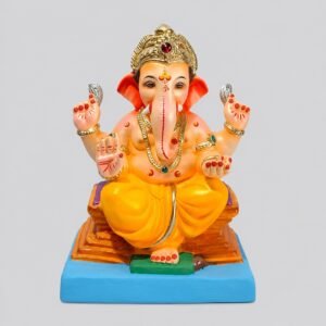 Varadhasta Chaurang Ganesh(Mango Yellow)-C1-013