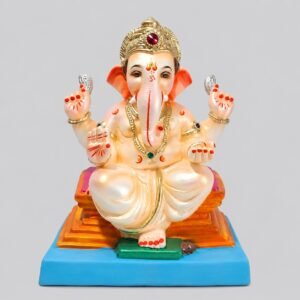 Varadhasta Chaurang Ganesh(Pearl)-C1-017
