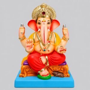 Varadhasta Ganesh(Coral Red)-C1-023