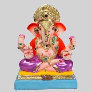 Dagadushet Halwai Ganesh(Metallic Purple-Zeel)-C1-031