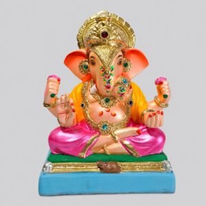 Dagadushet Halwai Ganesh(Metallic Pink)-C1-033