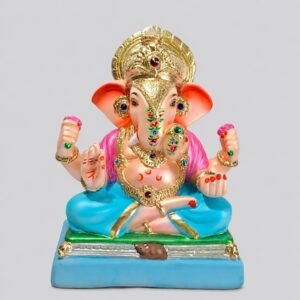 Dagadushet Halwai Ganesh(Sky Blue)-C1-037